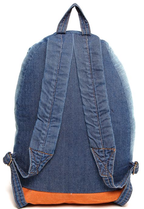 Mochila Cantão Jeans Azul .